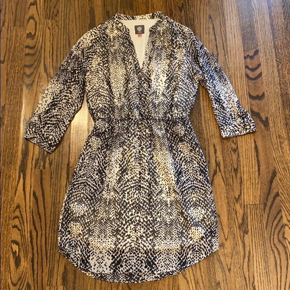 Vince Camuto Black and white dress